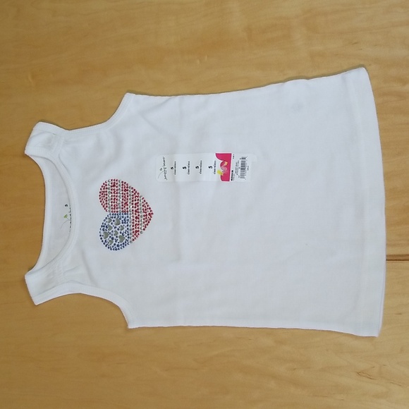 TCP Striped Halter Top, White Heart Flag Tank and Denim Shorts Cotton Set 5 NWT - Picture 11 of 15